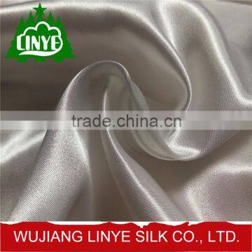 high quality 100% polyester light satin lining fabric for dress