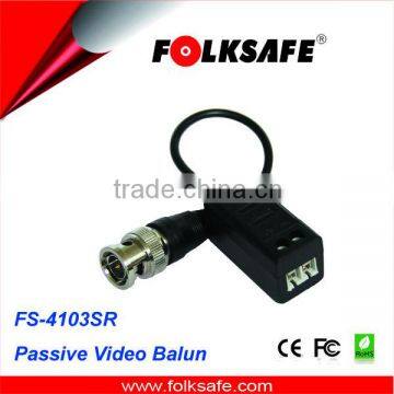 1-CH Mini Passive Video Balun with 16cm mini-coax pigtail lead