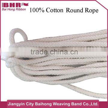 100% natural cotton 16 strand round rope