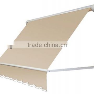 retractable drop arm awnings