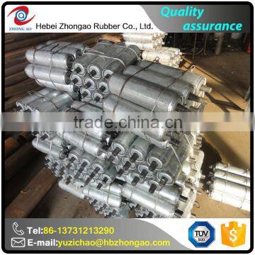 Cement Plant Wharf Wear-resisting Black Rubber Conveyor Belt Roller