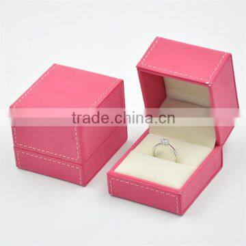 Wholesale Unique Custom Cheap Championship Suede Leather Ring Box