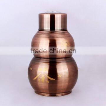 price of stainless steel antique golden calabash shape tea storage jar china alibaba