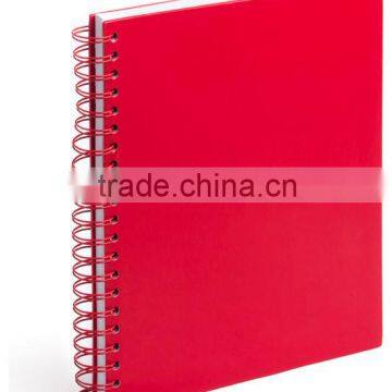 promotional plastic cover spiral a4 size notebook graph paper notebook