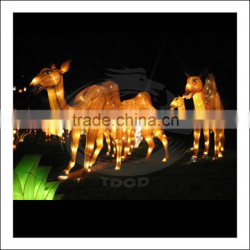 traditonal silk antelope lantern