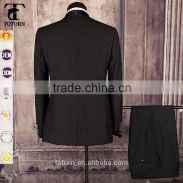 High Quality High-end Italian Style Direct Manufacturer OEM One Button Formal Wear Two Pieces Wedding Dress Suits For Men Quality Choice photo-5