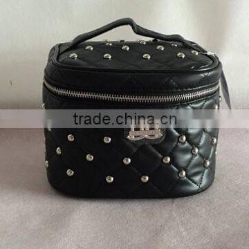 Pu Vanity Bag With Stud