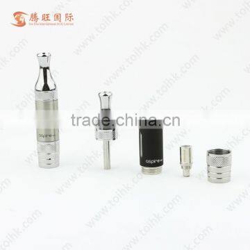 Supply in Stock Aspire Glass Clearomizer Wax Atomozer ET-S BDC Clearomizer Dual Coil