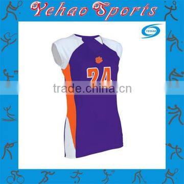 custom sublimated volleyball jersey