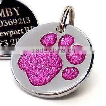 Anodized aluminum tag,aluminum dog tag, alloy pet tag