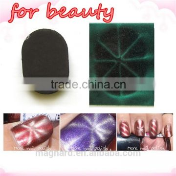 2015 new wholesale alibaba press on 3D art nail ,magnetic nail art magnet design