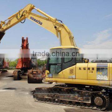 japan made used komatsu PC200-7 crawler excavator in china