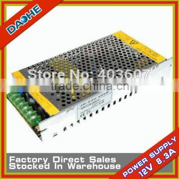 12 Volts 100 Watt LED Switching Power Supply Adapter 8.3A Transformer for LED Tape Advertise Box Indoor Power Adapter Newest