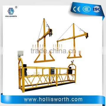 Window cleaning Aluminum Factory direct supply ZLP800 7.5m 800KG suspended working platform/electric scaffolding