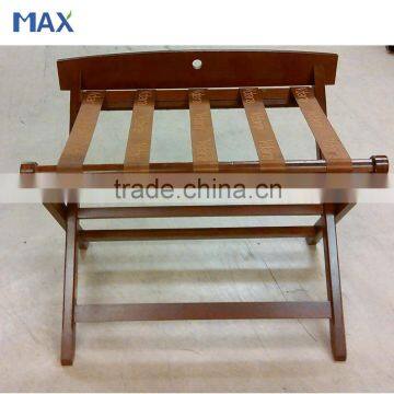 MAX Antique Wood Folding Luggage Rack for Hotels photo-2