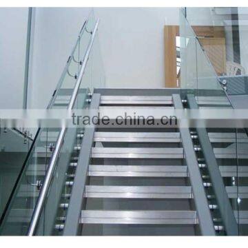 AISI 316 Threaded Standoff/ Rubber Standoff Pins for Indoor Stair Glass Railing Designs