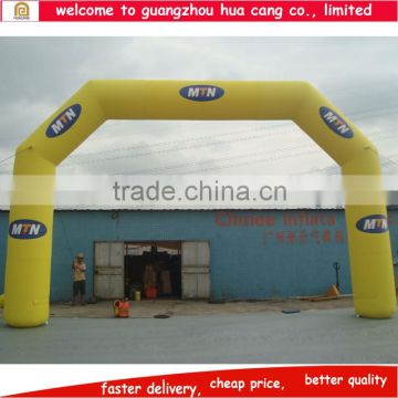 2016 Best quality advertising inflatable arch , cheap inflatable entrance arch for sale