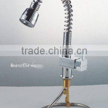 Pull out spray kitchen sink mixer tap,bibcock QH0781