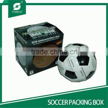 PRINTED FOOTBALL PACKING BOX WITH PVC WINDOW photo-2