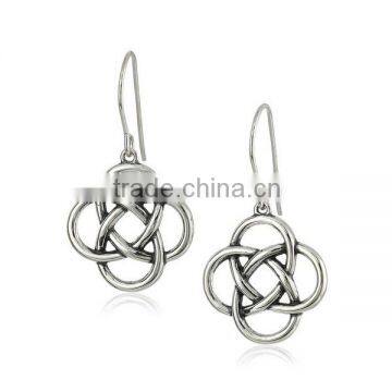 Sterling Silver Long Earrings Jewelry