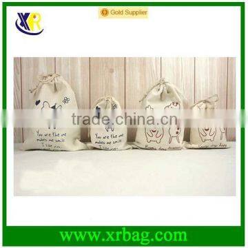 promotional New OEM Eco cotton drawstring gift bags