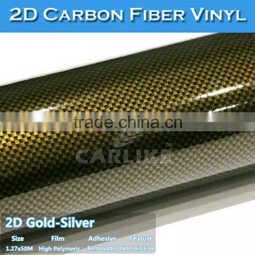 Slef-adhesive High Stretch 2D Twill Adhesive Wrap Vehicle Vinyl Film photo-5