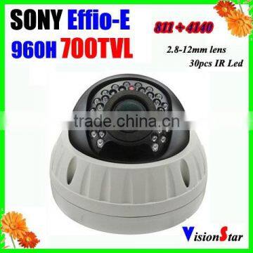 CCTV 1/3 Sony Vandalproof CCD Camera WDR OSD Menu Varifocal Lens CCTV Camera Surveillance Video Indoor/Outdoor