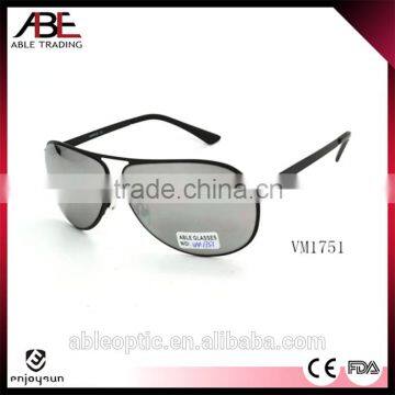 mens retro mirror polarized fashion designer glasses metal sunglasses oem promotion eyewear wholesale