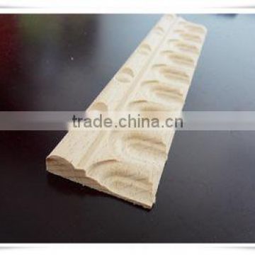 ayous wood molding/ white wood moulding