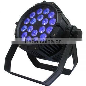 outdoor RGBWA 5in1/RGBWA UV 6in1 18pcs 15w led par