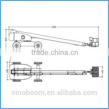 Hot Selling Hydraulic Telescopic Boom Sky Lift 2016