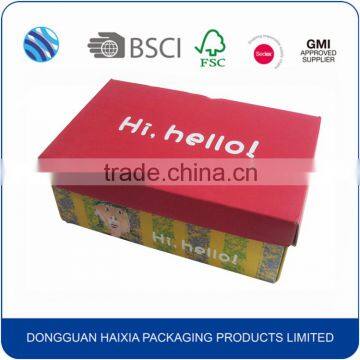OEM&ODM supplier cardboard paper giant shoe storage box wholesale
