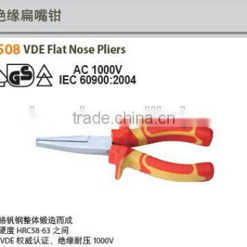 WEDO tools, VDE Flat Nose Pliers, CR-V material pliers