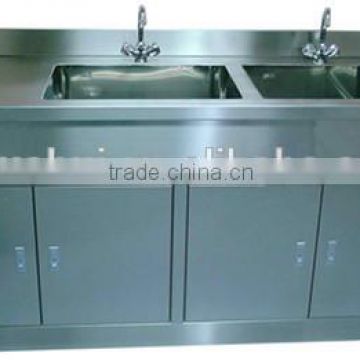 Professional cleanroom stainless steel furniture stainless steel laundry sink cabinet