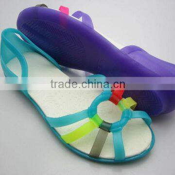 2014 New Design and Fashion PVC+EVA Women Sandals for Summer