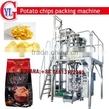 10 heads weighing Chips/snacks/puff food packing machines