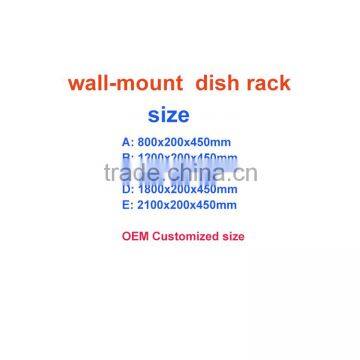 High Quality Hotel Restaurent Stainless Steel Kitchen Wall Mounting Hanging Tower Rack photo-3