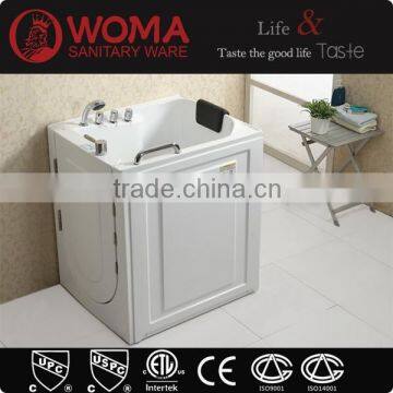 Freestanding Handicap Walk in tin bath tub