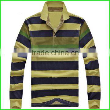 Custom Made T-shirts and Long Sleeve T Shirt or Oem T Shirt With Button design for men and with low prices made in China