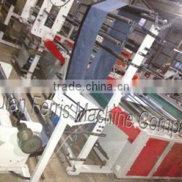 New tpye plastic flat side Sealed bag making Machine