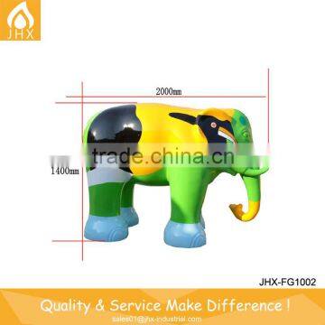 Hot Sale Outdoor Fiberglass Garden Elephant Sculptures