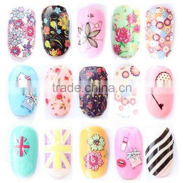 1 Sheet Chic Solid Nail Art Water Decals Transfer Stickers Splendid Water Decals Sticker