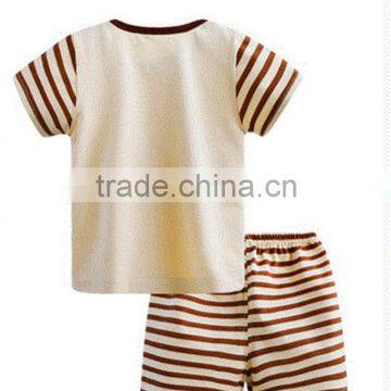 2016 Baby Girls Summer Printed Cotton Jersey Sets photo-2