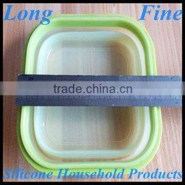 China Manufacturing 100% Food Grade Silicone Collapsible Box