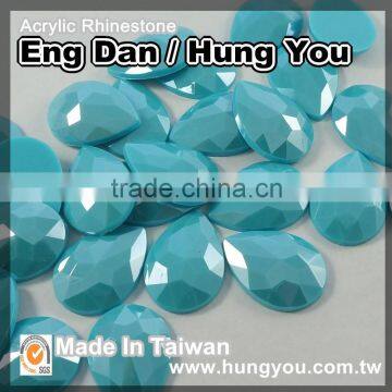 Top Quality TearDrop Shaped AB Crystal Flat Back Rhinestones