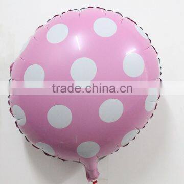 18inch A Variety of Colors Polka Dot Helium Balloons Wedding Mylar Aluminum Wave Point Balloon photo-6