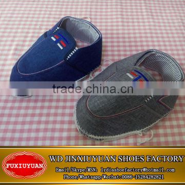 Pvc injection shoes canvas shoe upper