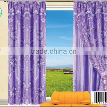 15 years top-rated golden seller newest 100% polyester printed finished curtain gauze