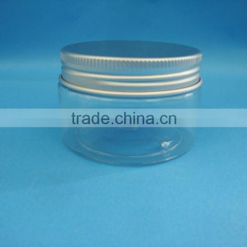 150ml PET cream jar with aluminium cap .