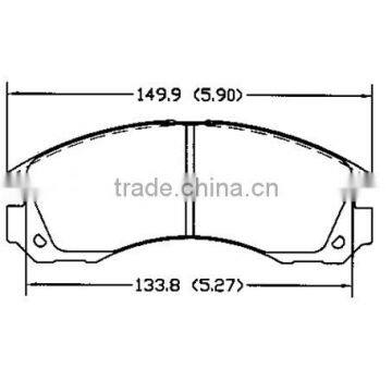 MB857837 D530 for DODGE EAGLE MITSUBISHI PLYMOUTH Citron Peugot brake pad